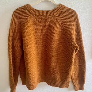 Madewell Arden V Neck Crop Pullover Sweater